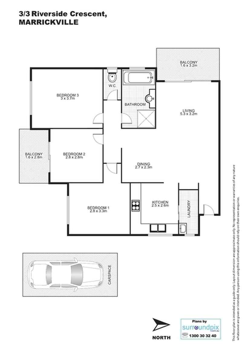 3/3-5 Riverside Crescent Marrickville